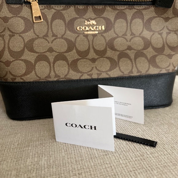 Coach Signature Canvas Backpack main image 4